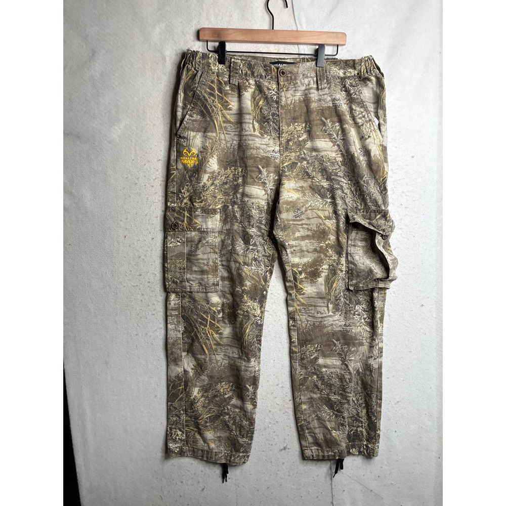 Realtree Max-1 XT Camo Cargo Pants Mens Large 36-38 Hunting Outdoor S5444-7-C6